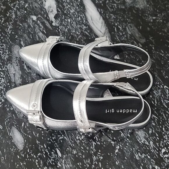 BRAND NEW MADDEN GIRL ELEGANT POINTED TOE SLINGBACK SANDAL G1 - Picture 10 of 15